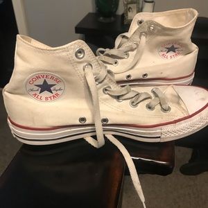 White high top Converse